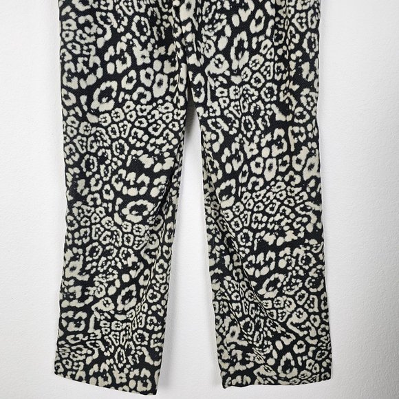 Joe Fresh Pants Womens Grey Beige Wide Cut Loose Pockets Size L - Picture 6 of 9